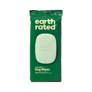 Earth Rated Hypoallergenic 3-in-1 Dog Grooming Wipes - Unscented 100 Count