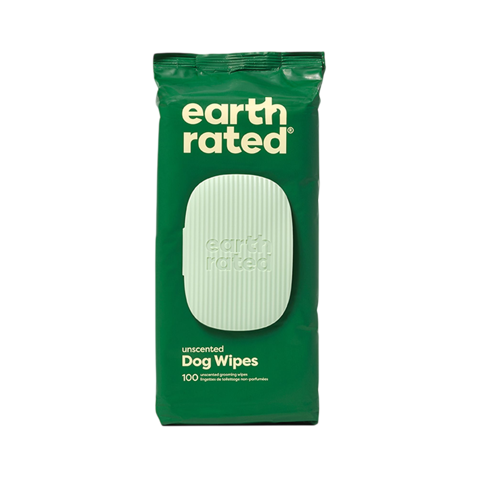 Earth Rated Hypoallergenic 3-in-1 Dog Grooming Wipes - Unscented 100 Count