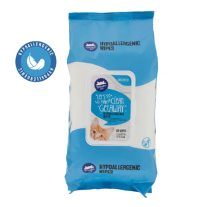 Whisker City® Hypoallergenic Sensitive Skin Grooming Cat Wipes - Unscented 100 Count