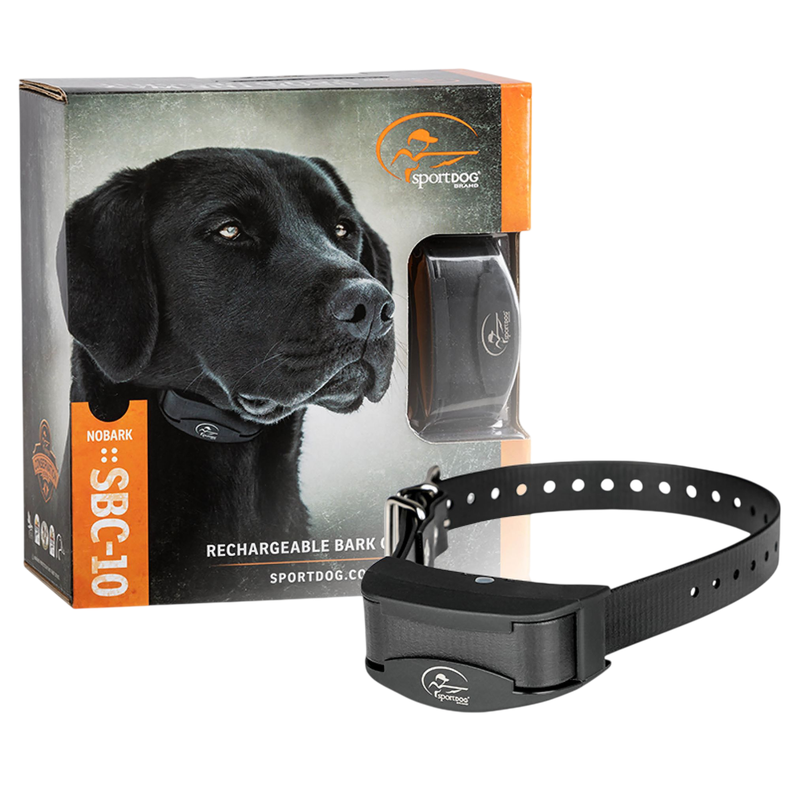 SportDOG® Brand NoBark 10 Collar - Rechargeable - Waterproof & Submersible - Black
