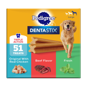 Pedigree® Dentastix Variety Pack Large Breed Adult Dental Dog Treats - Chicken, Beef & Fresh