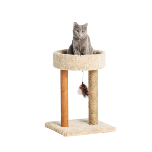 Whisker City® 23-in Scratch & Play Two Posts Cuddler (COLOR VARIES)