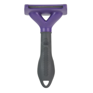 FURminator® Undercoat deShedding Cat Brush for Long Hair, Reduces Loose Hair from Shedding