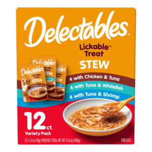 Hartz Delectables® Lickable™ Cat Treat - Stew Variety Pack
